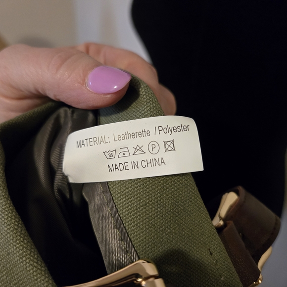 LouLu Green and Brown Shoulder Bag *NEW* - Picture 6 of 6